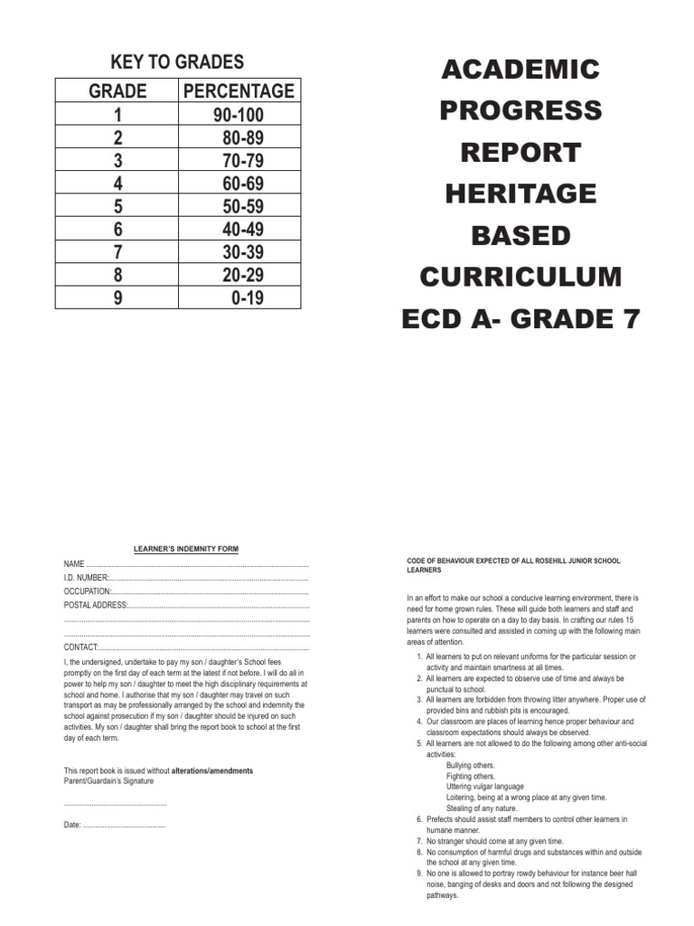 Academic Report New Heritage | PDF | Learning | Curriculum