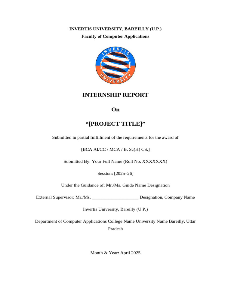 Internship | PDF