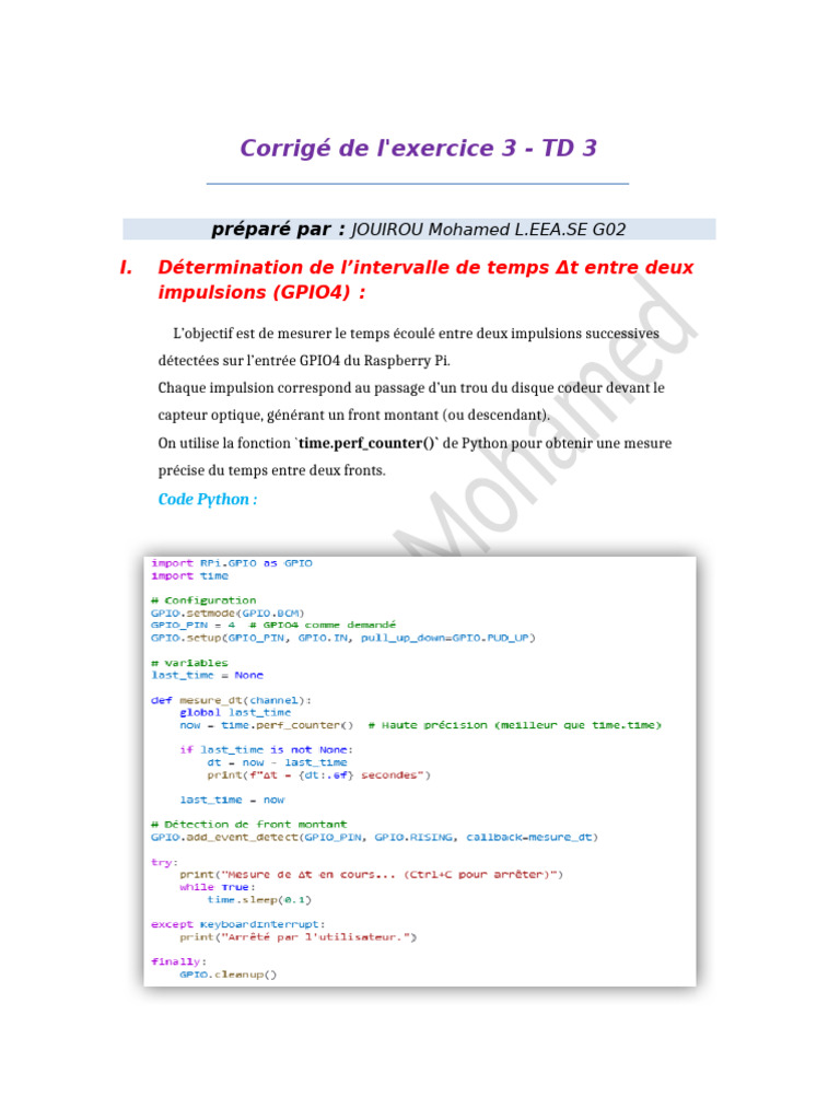 Corrige Ex3 TD3 | PDF