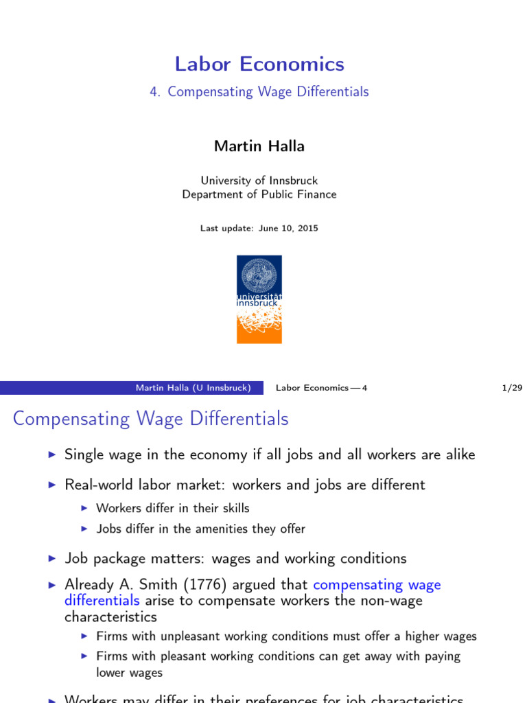 ch5 | PDF | Labour Economics | Economies