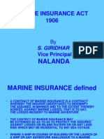 Marine Insurance Act