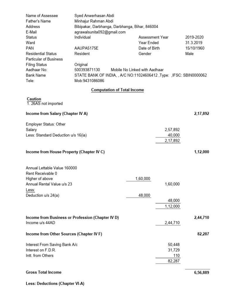 COMPU-19-20 | PDF | Loans | Balance Sheet