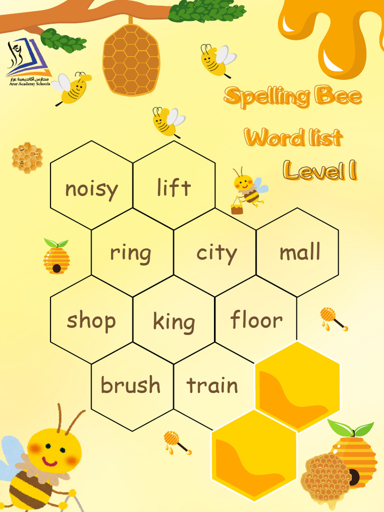 Spelling Bee Word Lists - 3rd Grade | PDF