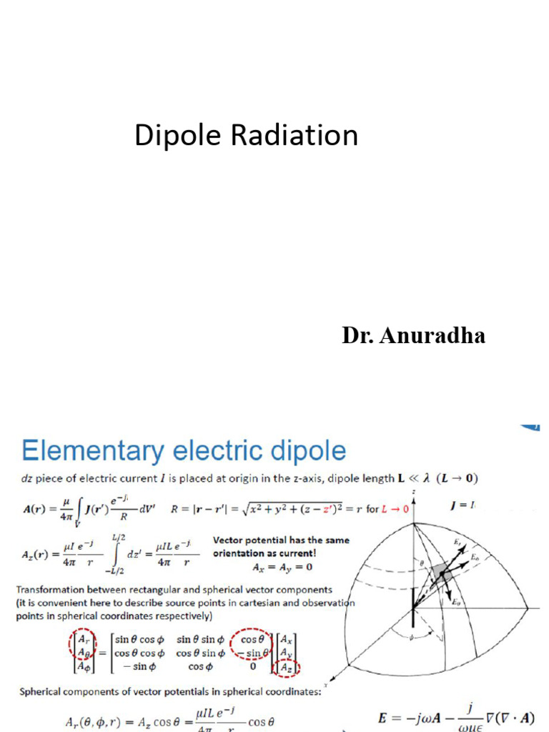 Dipole Radiation | PDF