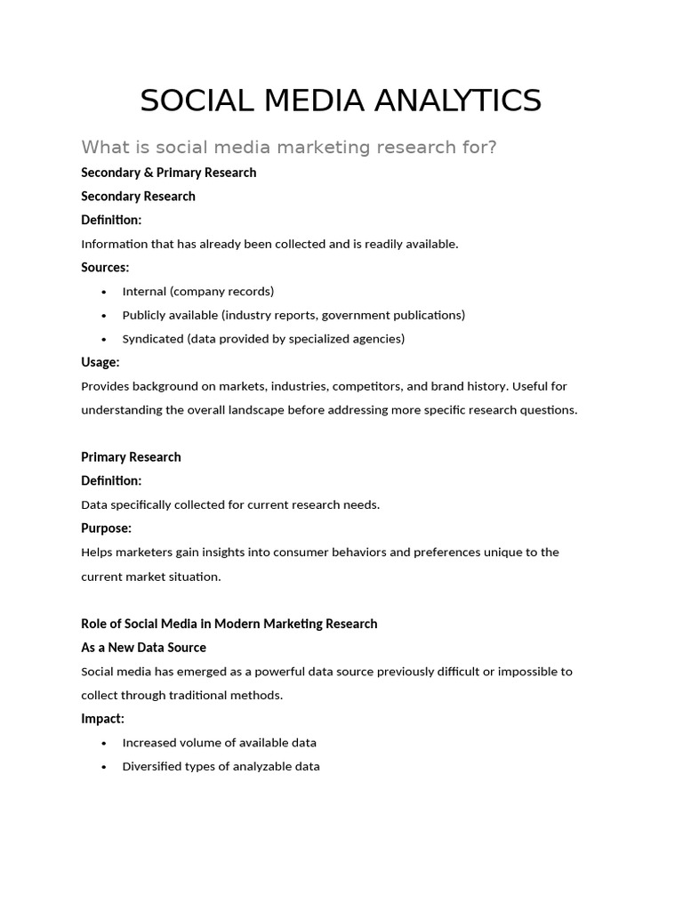 4 Social Media Analytics | PDF