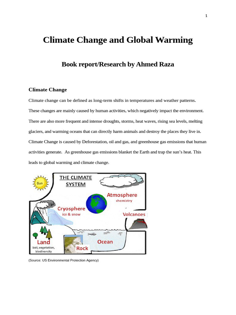 Climate Change and Global Warming | PDF | Climate Change | Greenhouse Gas