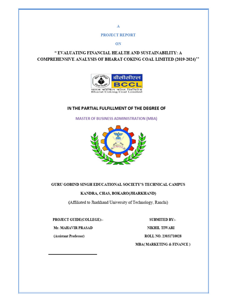 Nikhil Final Dissertation Project | PDF | Coal | Employment