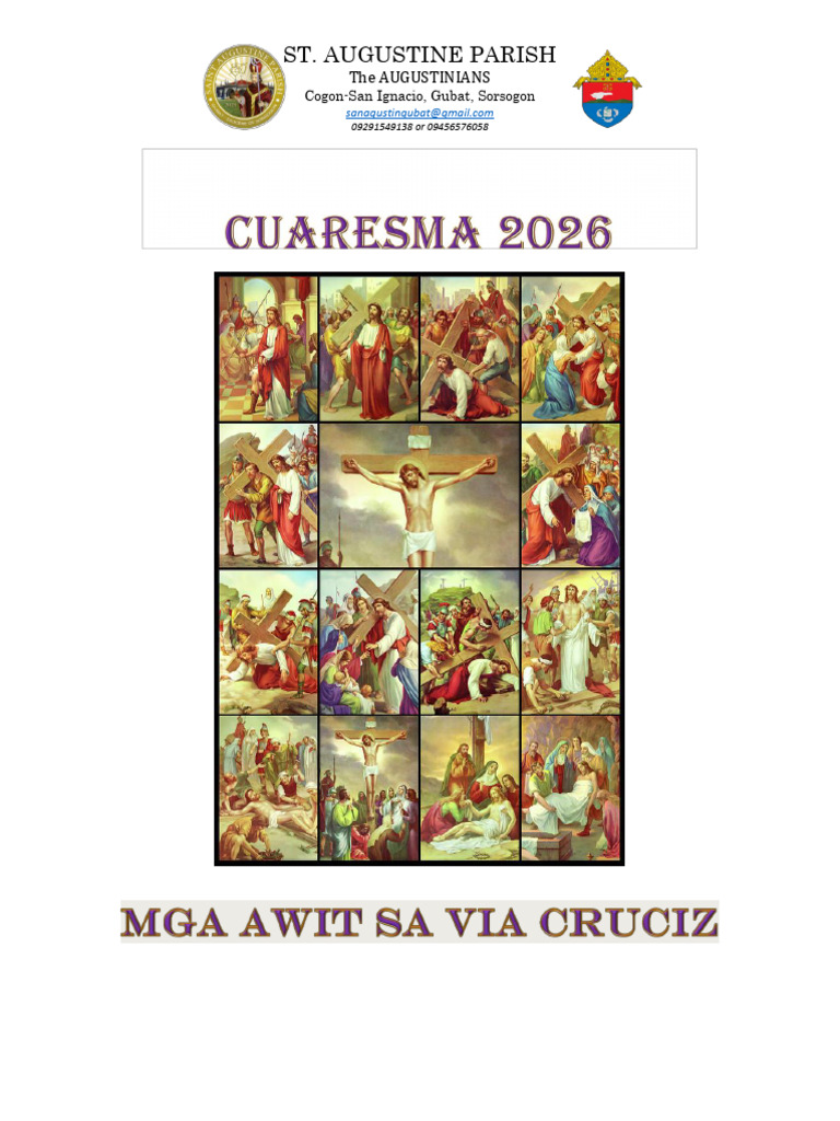 MGA AWIT SA VIA CRUCIZ 2026 | PDF