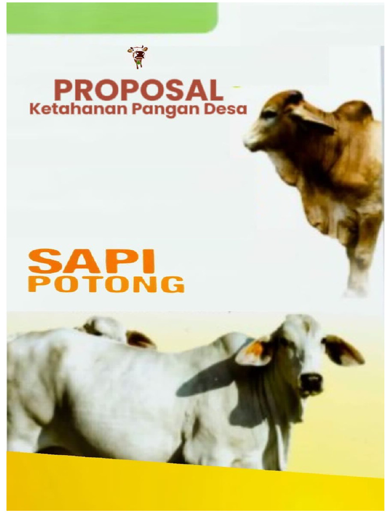 Proposal Sapi Stambl Jaya Ok... | PDF