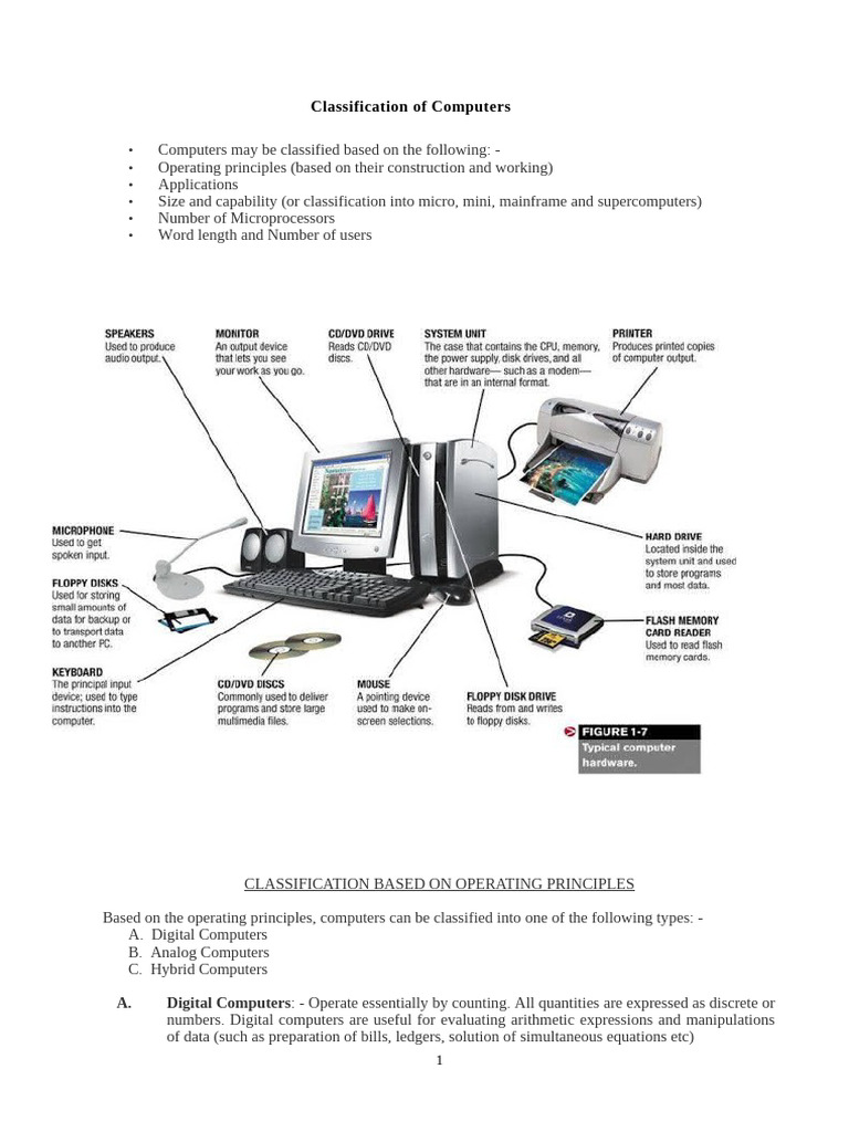 2 Classification of Computers | PDF | Personal Computers | Laptop