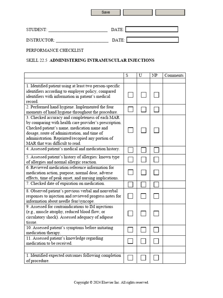 Intramuscular Injection | PDF | Injection (Medicine) | Clinical Medicine