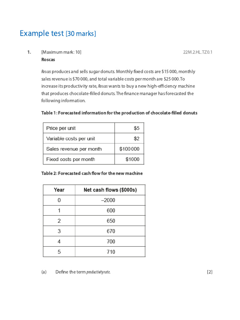 Example test | PDF | Labour Economics | Economies