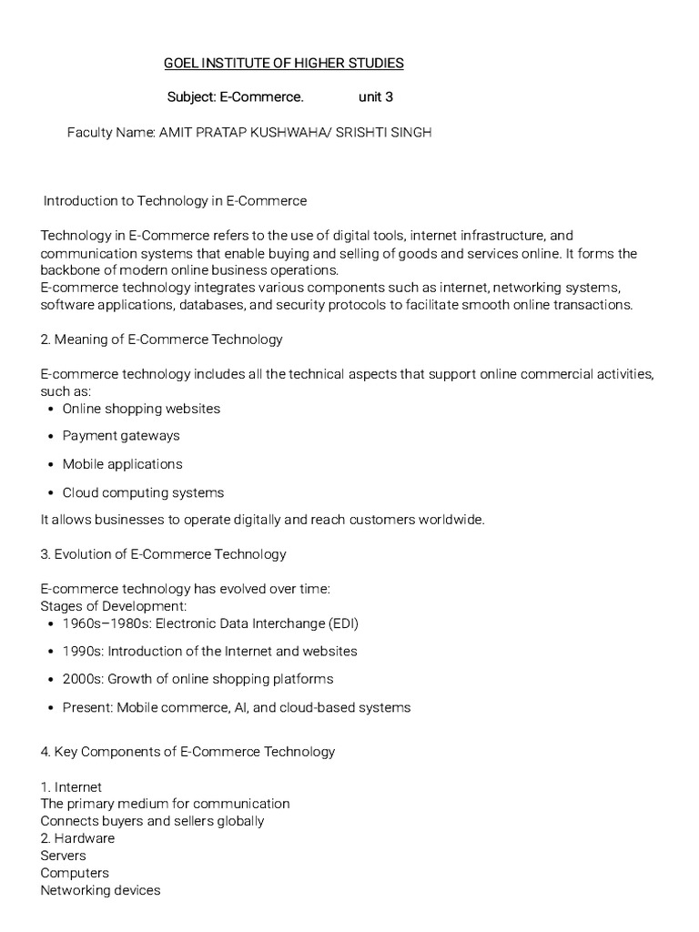 e commerce unit3_260427_100002 | PDF | Computer Network | Internet