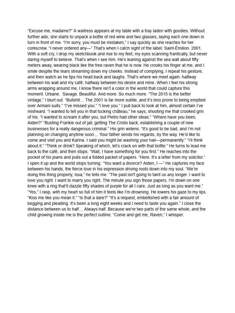 Black Skies Riviera Love Confession - Google Docs | PDF