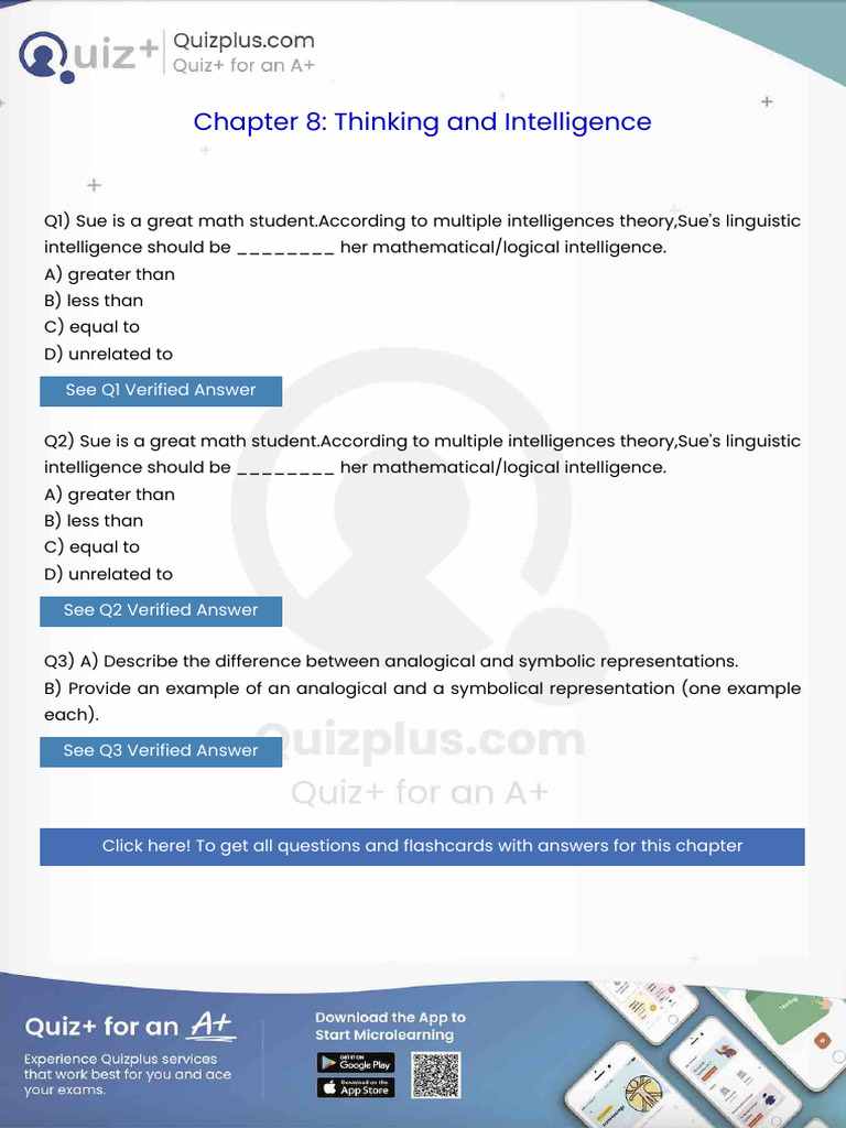 Sue is a Great Math Studentaccording to Multiple Intelligences ...