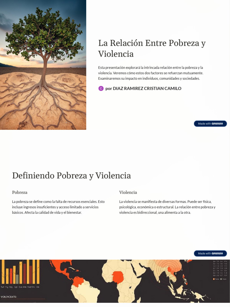 La Relacion Entre Pobreza y Violencia | PDF | Pobreza | Pobreza e ...