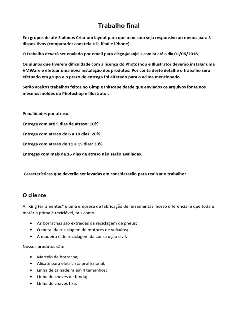 Trabalho final | PDF | iPhone