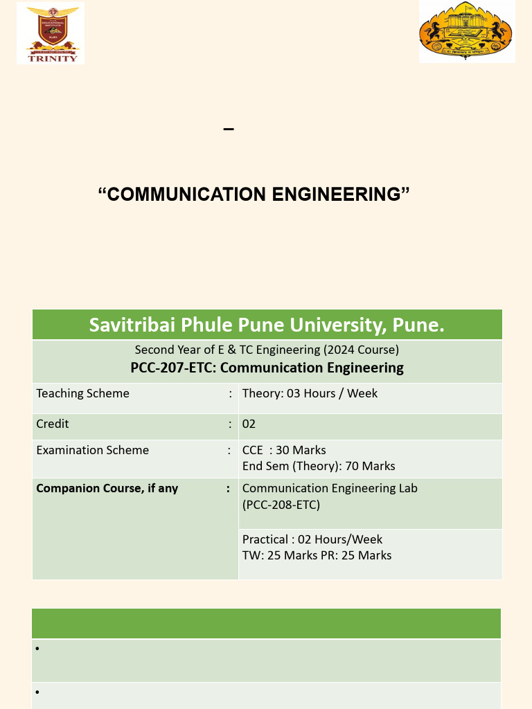 Unit 1_Fundamentals of Communication System | PDF | Signal To Noise ...