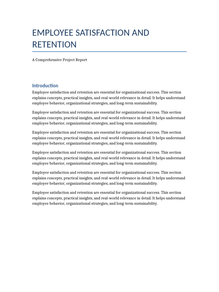 Improved_Employee_Project Mini Project | PDF | Employee Retention ...