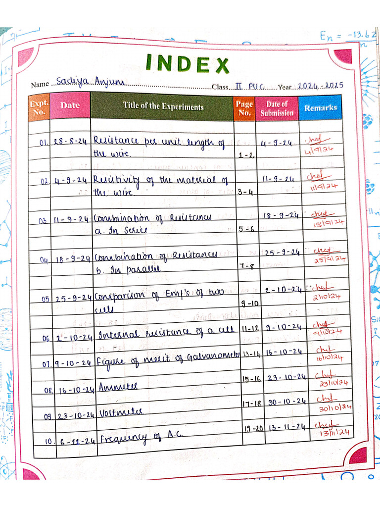 2nd PU Physics Record | PDF