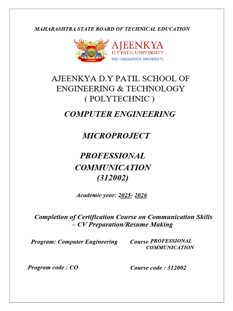 PCO MICROPROJECT.pdf_20260409_141528_0000 | PDF | Résumé | Learning