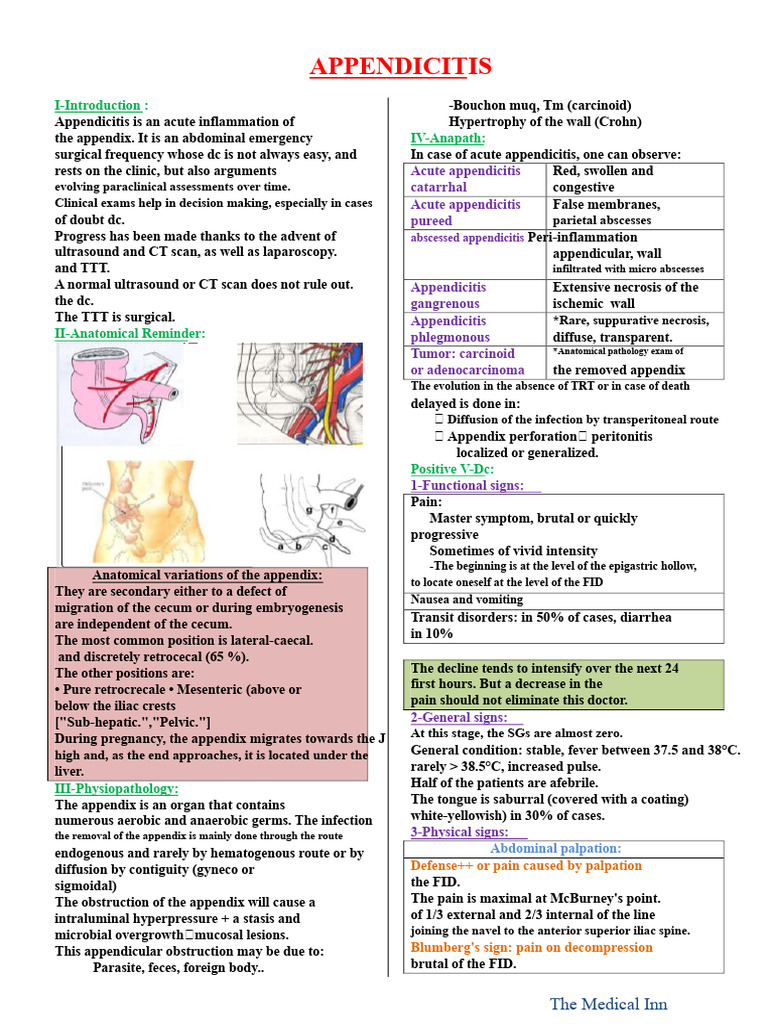 956893947 Appendicitis | PDF | Medical Specialties | Gastroenterology