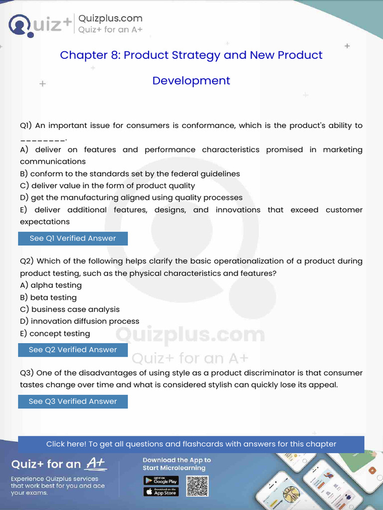 An Important Issue for Consumers is Conformance Which is the Products ...