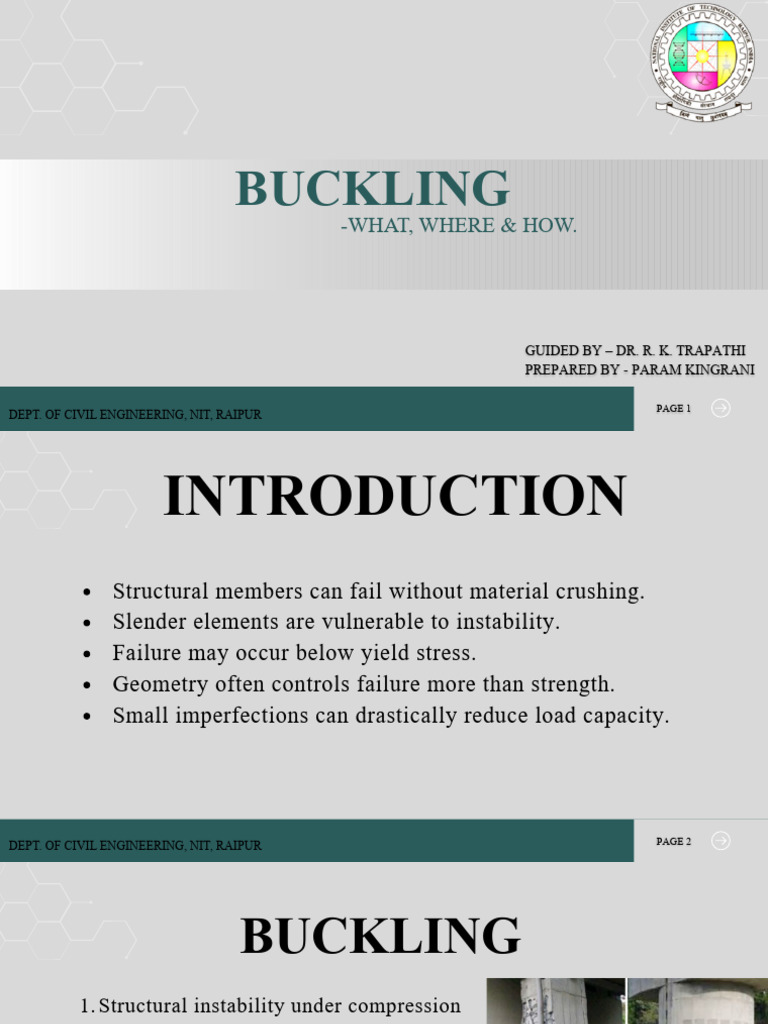 Buckling Restrained Bracing (1) | PDF | Buckling | Bending