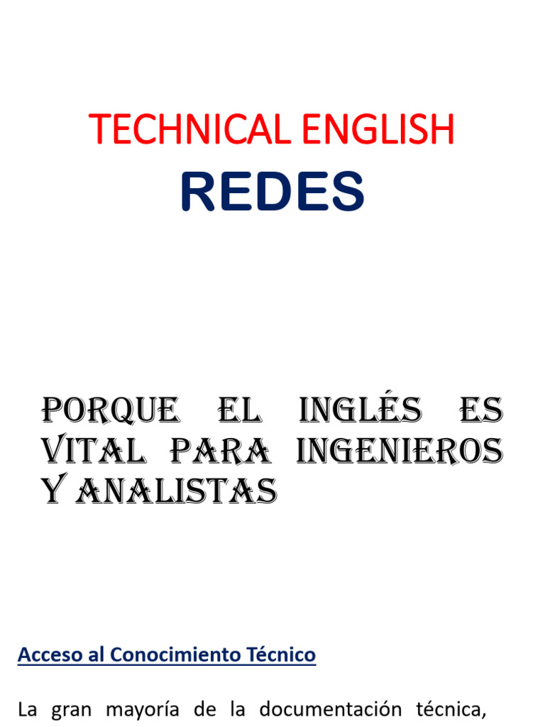 Technical English | PDF | SQL | Informática