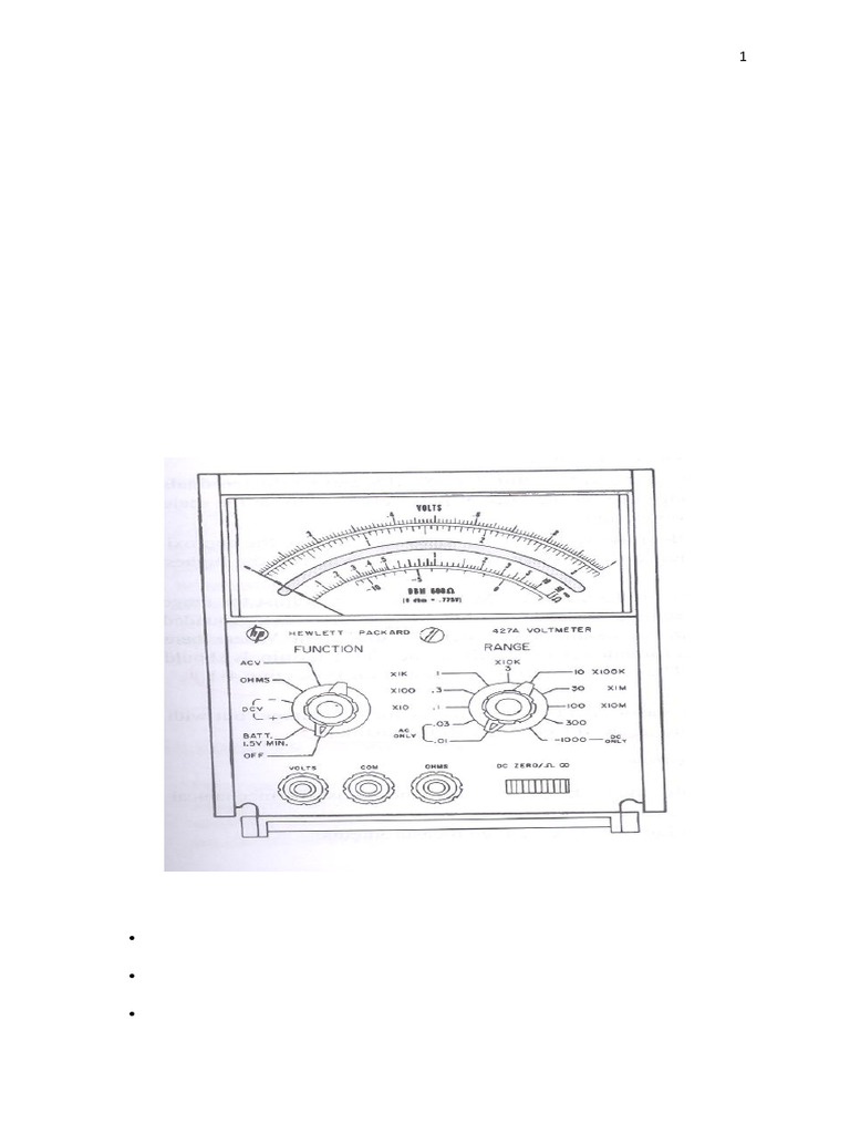 Analog and Digital Multimeter | PDF | Electronics | Computer Engineering