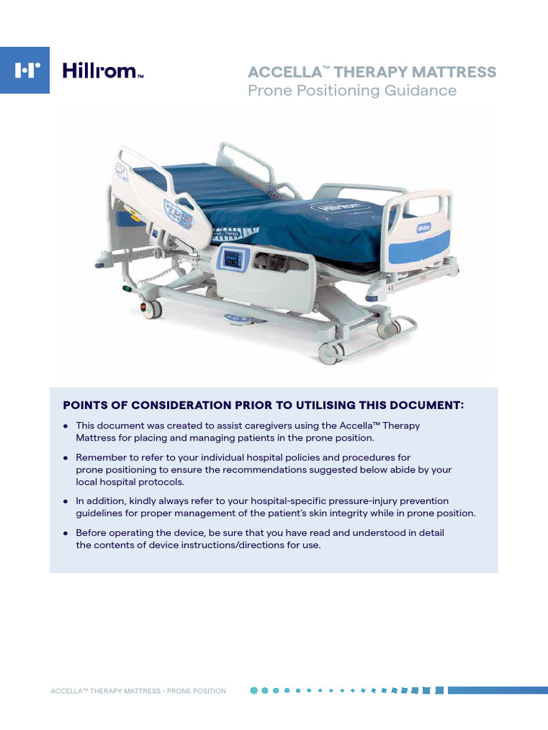 AU_Hillrom-Accella_Proning_Document_LR | PDF | Medical Specialties ...