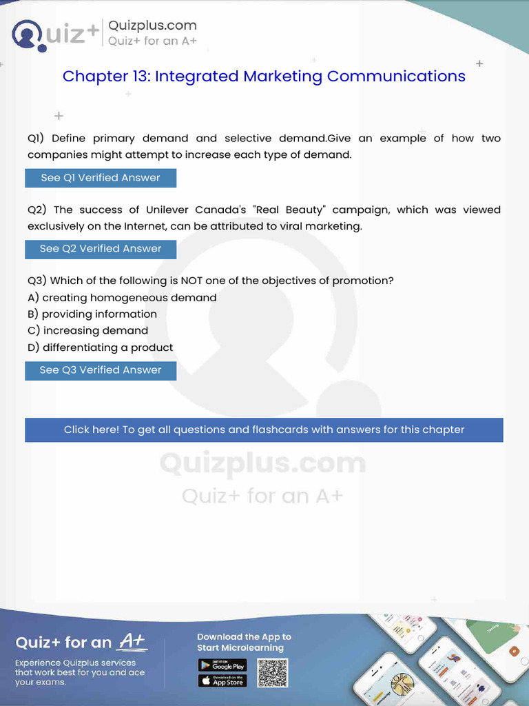 Define Primary Demand and Selective Demandgive an Example of How Two ...