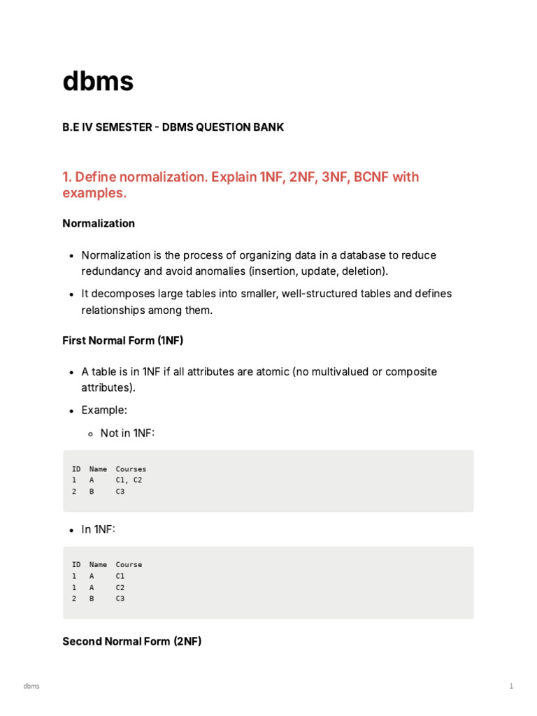 DBMS (1) | PDF | Database Transaction | Databases