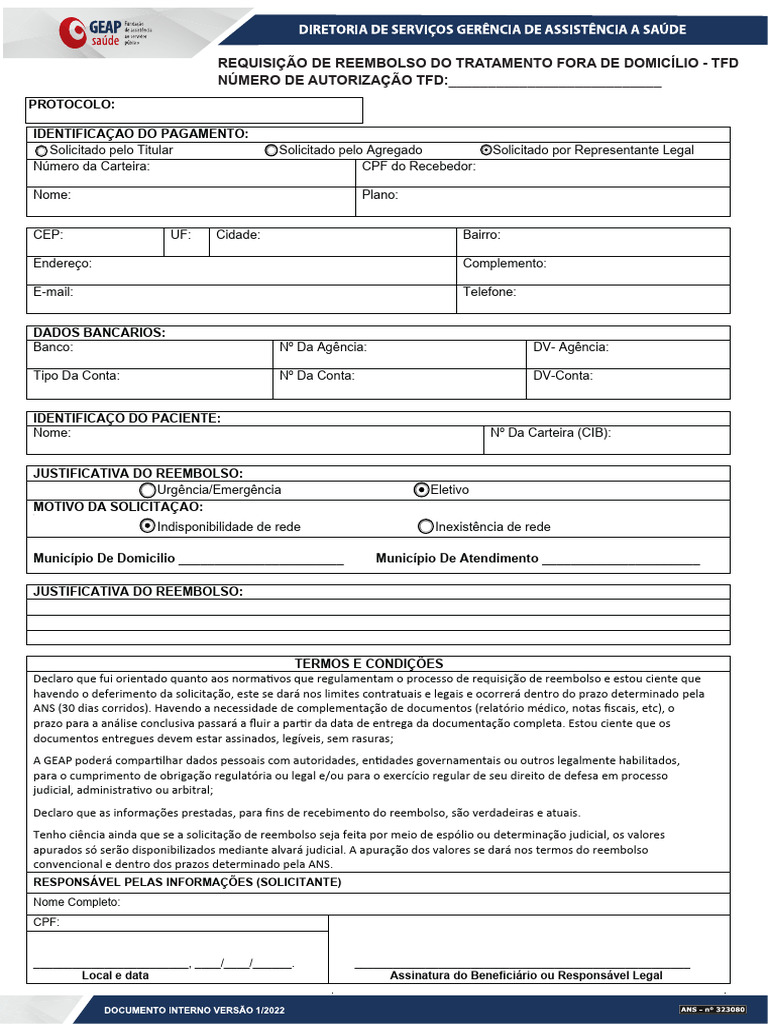 REQ REEMBOLSO | PDF