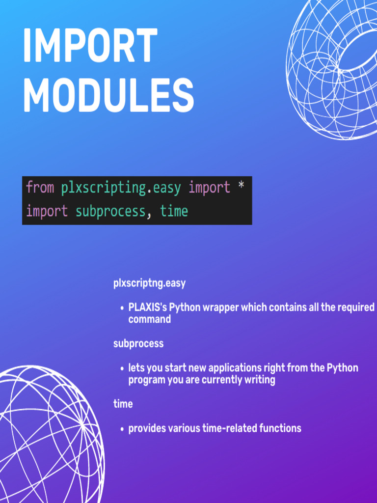 PLAXIS Input Cheat Sheet | PDF | Computing | Programming Paradigms