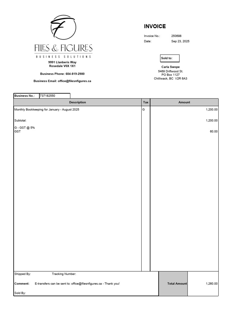 Files Figures Invoice_250698 | PDF