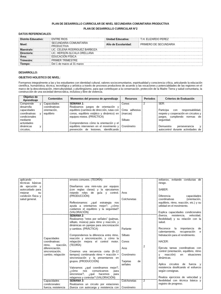PDC 1A Y 2DO | PDF