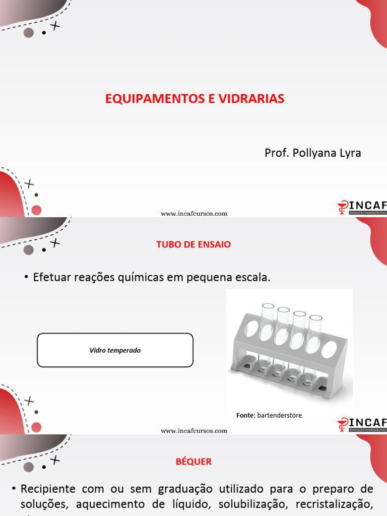 Equipamentos e Vidrarias | PDF | Filtragem | Química Física