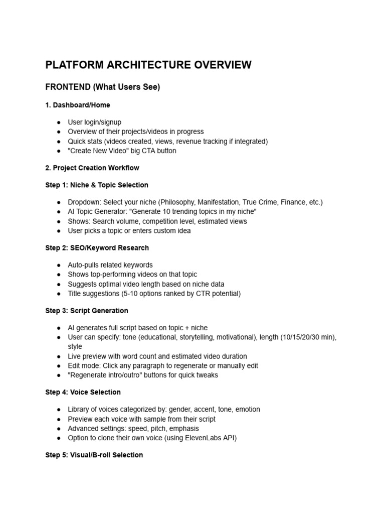 Platform Architecture Overview | PDF | Search Engine Optimization ...