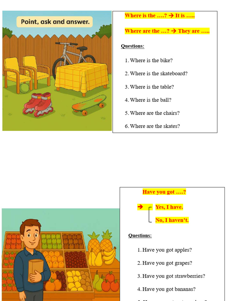 Starters 3 - Speaking Practice | PDF