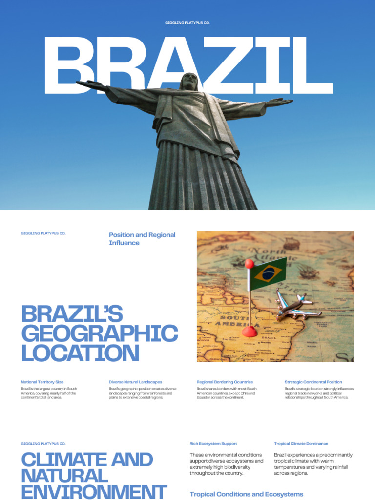 brazil geografy e sua diversidades culturais | PDF | Amazon Rainforest ...