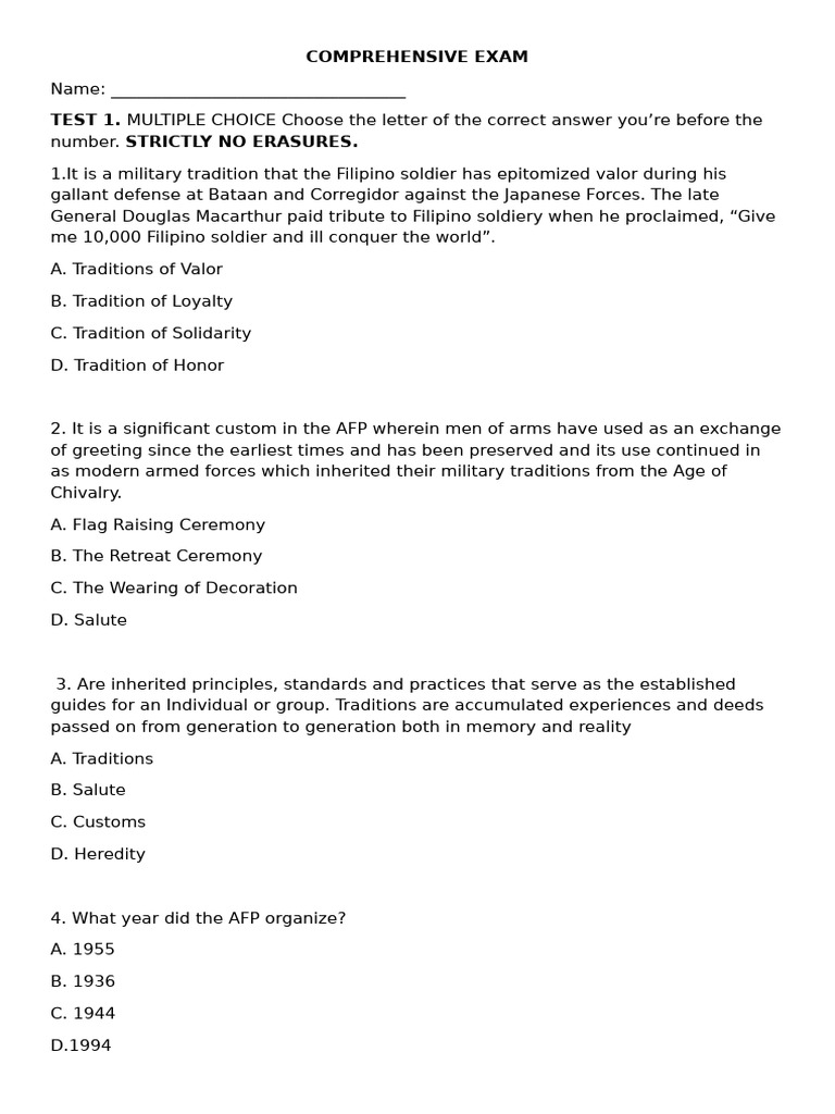 Compre Exam 2026 | PDF | Justice | Crime & Violence