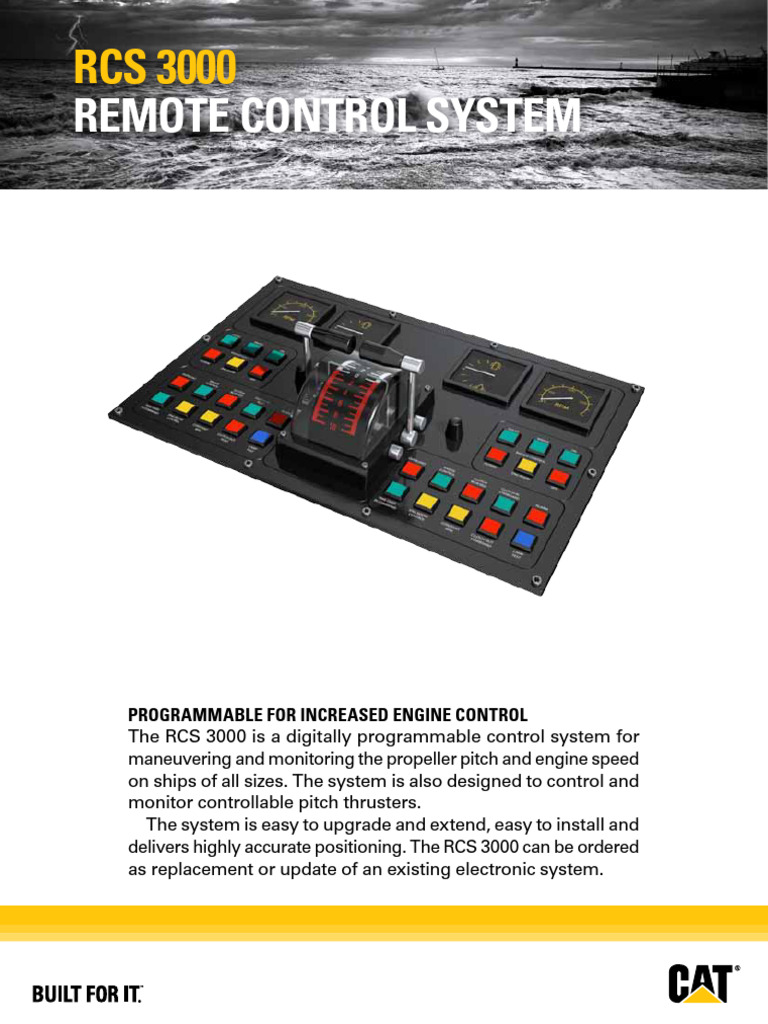 7- CAT RCS 3000 Remote Control System | PDF | Power Supply | Computer ...