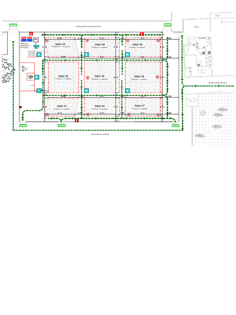 Layout Do Auditório Helena Atlantic City | PDF