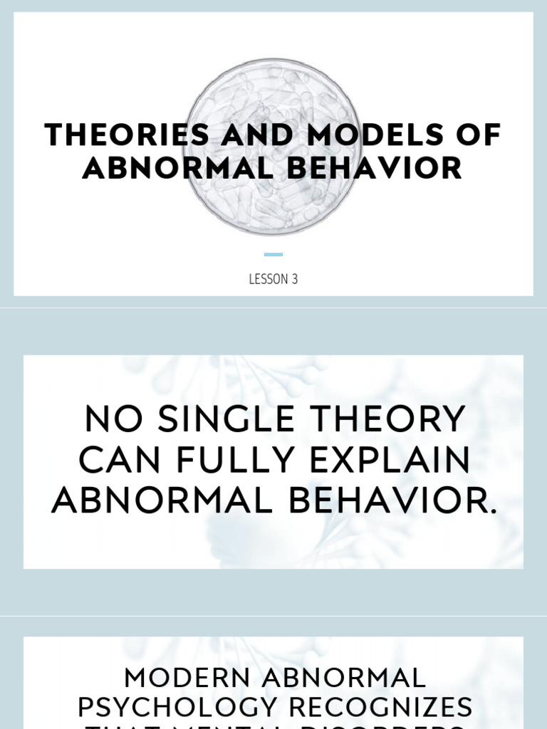 THEORIES-AND-MODELS-OF-ABNORMAL-BEHAVIOR | PDF
