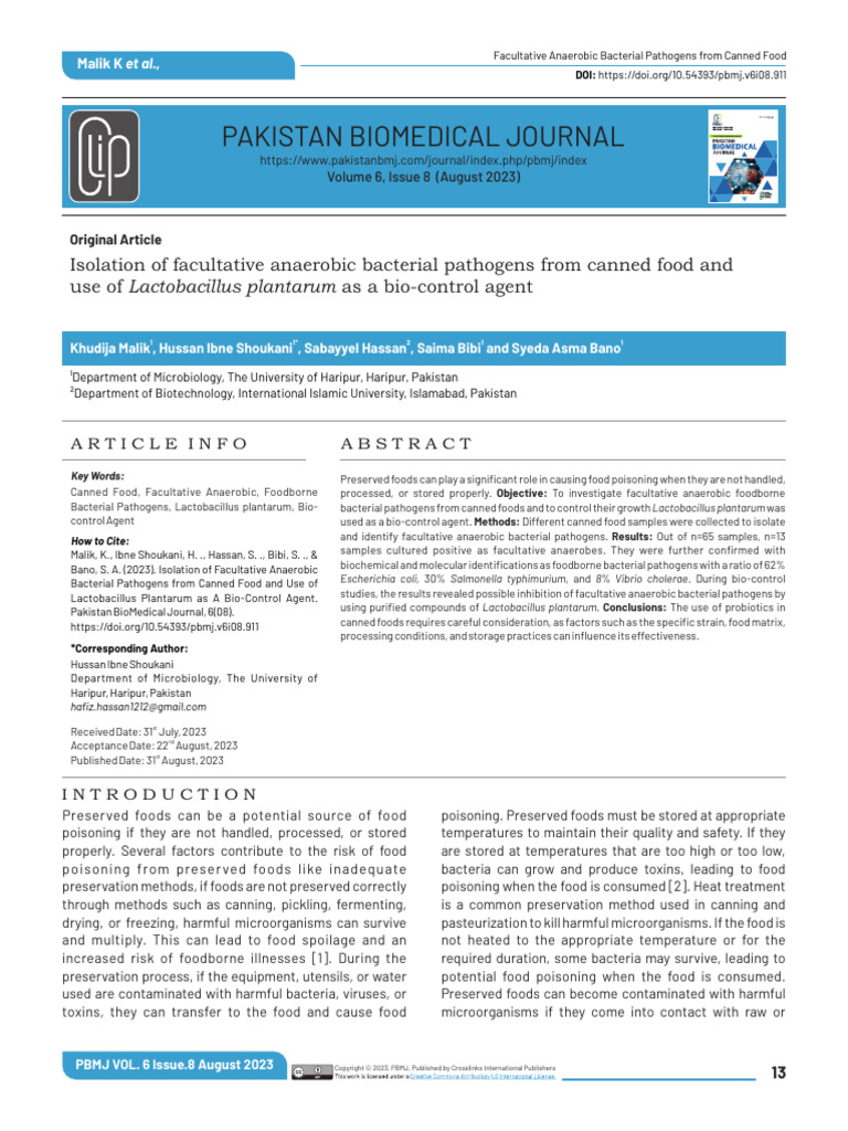 03+Isolation+of+Facultative+Anaerobic+Bacterial+Pathogens+From+Canned ...
