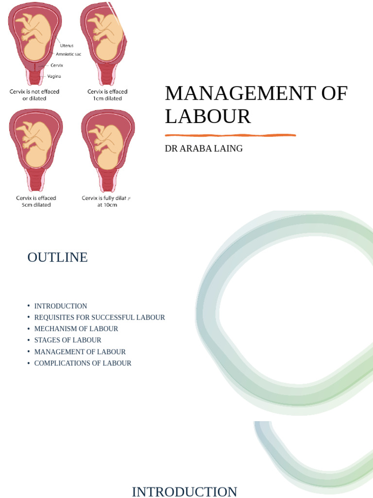 Management of Labour Copy | PDF | Childbirth | Pregnancy