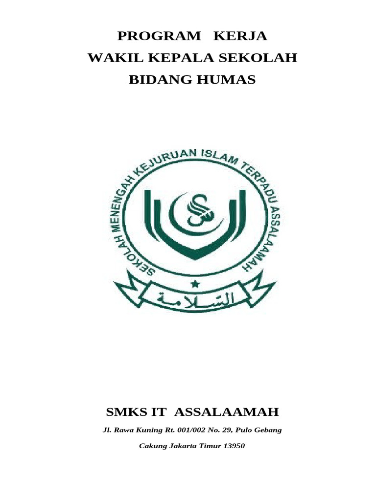 Program Kerja Humas | PDF