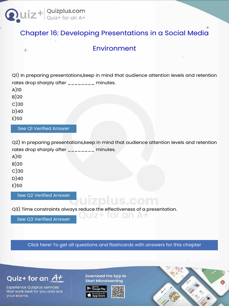 In Preparing Presentationskeep in Mind That Audience Attention Levels ...