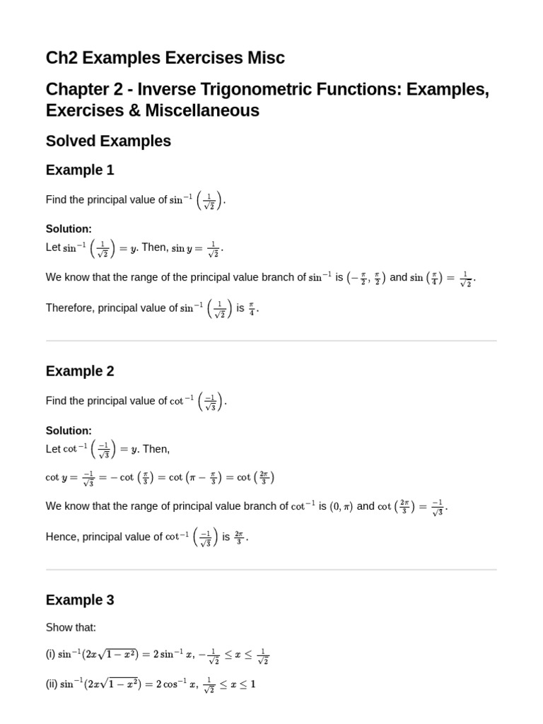 Ch2 Examples Exercises Misc | PDF | Chess Theory | Chess